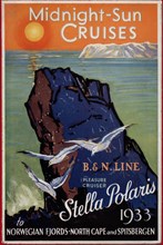 Tourist Brochure for the Norwegian Fiords and North Cape, 1933.