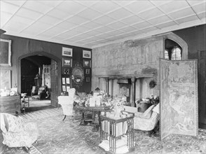 Drawing Room at Carisbrooke Castle, Isle of Wight, c1930. Creator: Kirk & Sons of Cowes.