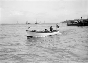 The Royal Thames Yacht Club's motor launch 'Salee Rover', 1912. Creator: Kirk & Sons of Cowes.