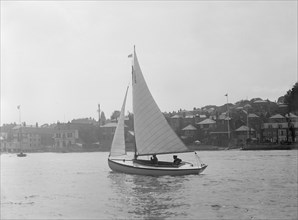 Yacht 'Coquette' RMYC, 1922. Creator: Kirk & Sons of Cowes.