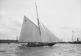 The 10-rater cutter 'Almida', 1912. Creator: Kirk & Sons of Cowes.