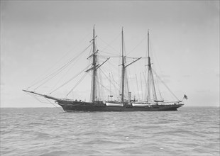 The auxiliary sailing ship 'Sunbeam', 1911. Creator: Kirk & Sons of Cowes.