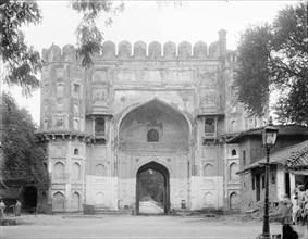 Gateway in Allahabad, Uttar Pradesh, India, 1902. Creator: Kirk & Sons of Cowes.