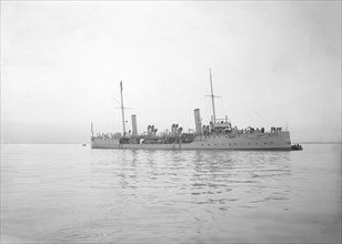 Spanish Gunboat, date unknown. Creator: Kirk & Sons of Cowes.