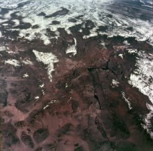 Earth from space - Las Vegas and the Mojave Desert, Nevada, USA, c1980s. Creator: NASA.