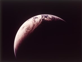 Earth from Apollo 4 spacecraft, 9 November 1967. Creator: NASA.