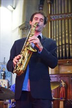 Tommaso Starace, Eastbourne Jazz Festival, Christ Church, Sept 2018. Creator: Brian O'Connor.