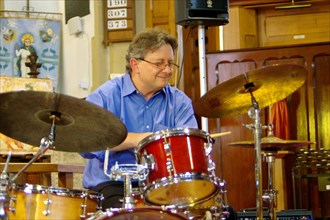 Paul Cavaciuti, Eastbourne Jazz Festival, Eastbourne, 20 Sept 2018. Creator: Brian O'Connor.