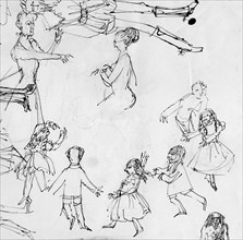 Study for dancing class, c1950. Creator: Shirley Markham.