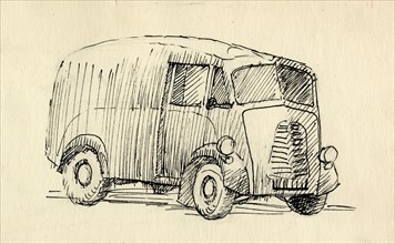 Van, 1951. Creator: Shirley Markham.
