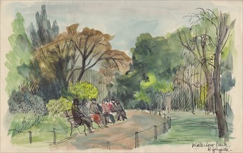 'Waterlow Park, Highgate', c1950.  Creator: Shirley Markham.