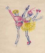 Couple dancing, c1950. Creator: Shirley Markham.