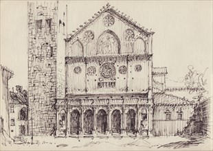 Romanesque church, Italy, c1950. Creator: Shirley Markham.