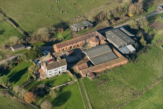 Mill Hill Farm farmhouse, horse engine house and farm buildings, Gloucestershire, 2014