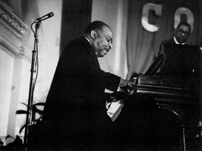 Count Basie on stage, Chatham, Kent, 1967.
