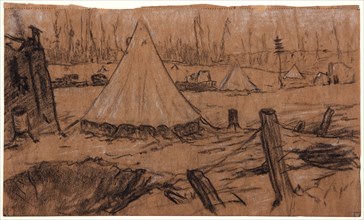 A Group of Tents, c1914.