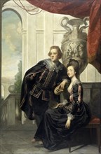 Sir Watkin Williams-Wynn and Lady Henrietta Williams-Wynn his wife, in masque costume, c1769.