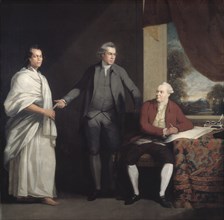 Omai, Joseph Banks and Dr Daniel Solander, c1775-6.