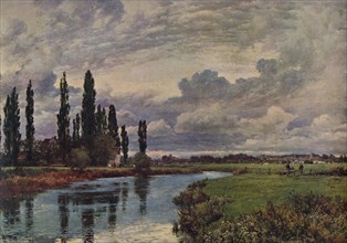 Poplars in the Thames Valley', late 19th century, (1935).
