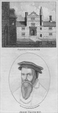 Caius College; John Caius M.D.', 1801.