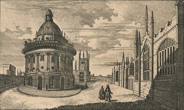 St. Mary's Church & Radcliffe Library at Oxford', c18th century.