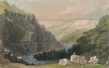 Valley of Linmouth, North Devon', c1830.