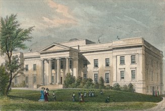 New Merchant Maiden Hospital, Lauriston Lane, Edinburgh', c1830.