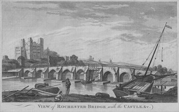 View of Rochester Bridge with the Castle, &c', 1779.
