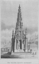 Sir Walter Scott's Monument', c1849-1853.