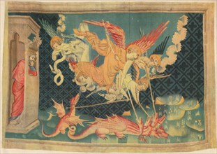 The Apocalypse. St. Michael and his agents overcome the dragon'.