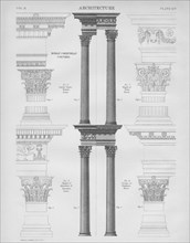 Roman Corinthian columns, 1889.