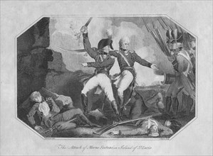 The Attack of Morne Fortune in Island of St. Lucia', 1804.