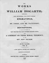 The Works of William Hogarth, Vol II', 1827.
