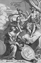 Musick Introduc'd to Apollo by Minerva, 1727', (1827).