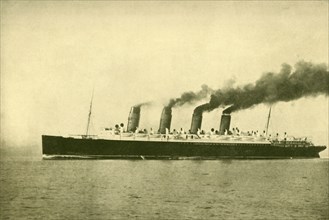 The "Mauretania" (Cunard Line), 30,696 Tons', c1930.
