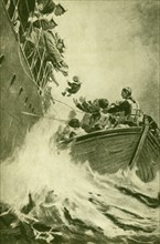A Rescue at Sea', c1930.