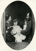 Effie Gray, John Everett Millais, and their daughters Effie and Mary, 21 July 1865, (1948).