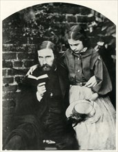 George Macdonald and his daughter Lilia Scott MacDonald, c1863, (1948).