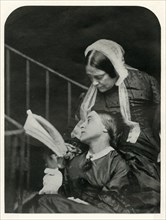 Christina Rossetti and her mother Frances Rossetti, 1863, (1948).