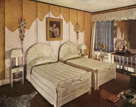 American bedroom with modern interpretation for George G. Frelinghuysen, Jr.', 1941