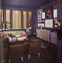 Living-room in an apartment designed by William Pahlmann', 1949.