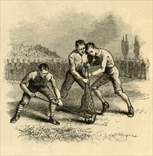 A Lively Scrimmage', 1881.