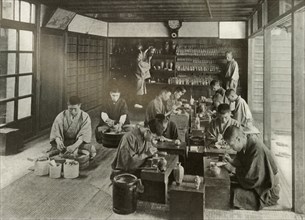 Namikawa's Workroom', 1910.