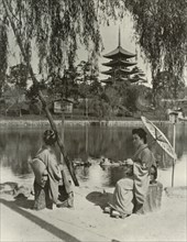 The Nara Pagoda', 1910.
