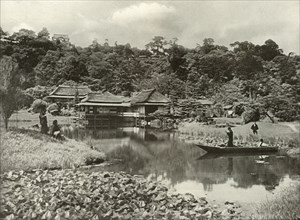 The Ha-Kei-Tei Inn and Garden at Hikone', 1910.