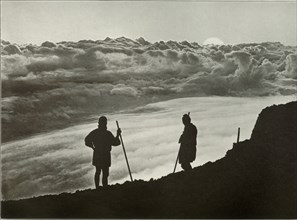Sunset from the Summit of Fuji', 1910.