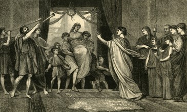 A Roman Wedding. - The Brides Home Coming', 1881.