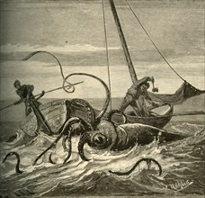 The Fishermen Battle with the Giant Squid', 1881.