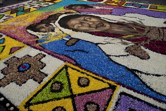 Holy Week Surco Flower Carpet, Lima, Peru, 2015.
