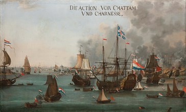The Battle of Chatham , ca 1667.